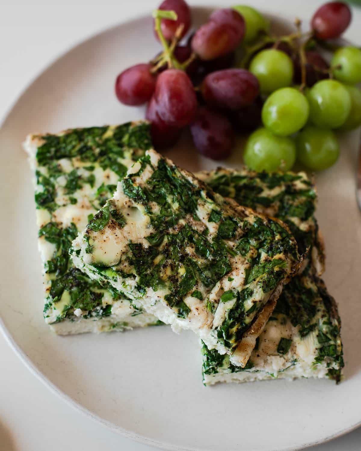 spinach feta egg bake
