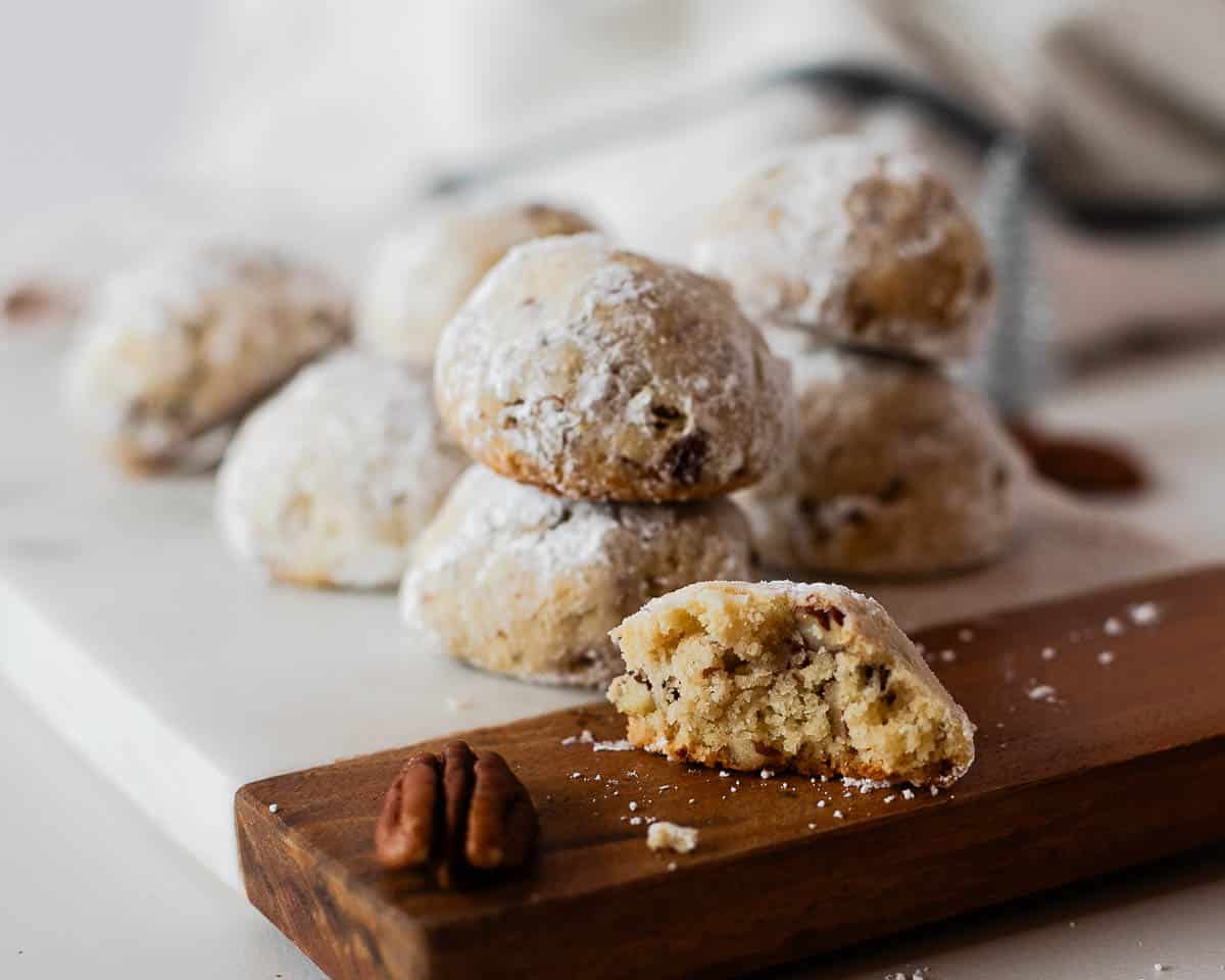 healthy snowball cookie recipe