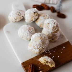 almond flour snowball cookies
