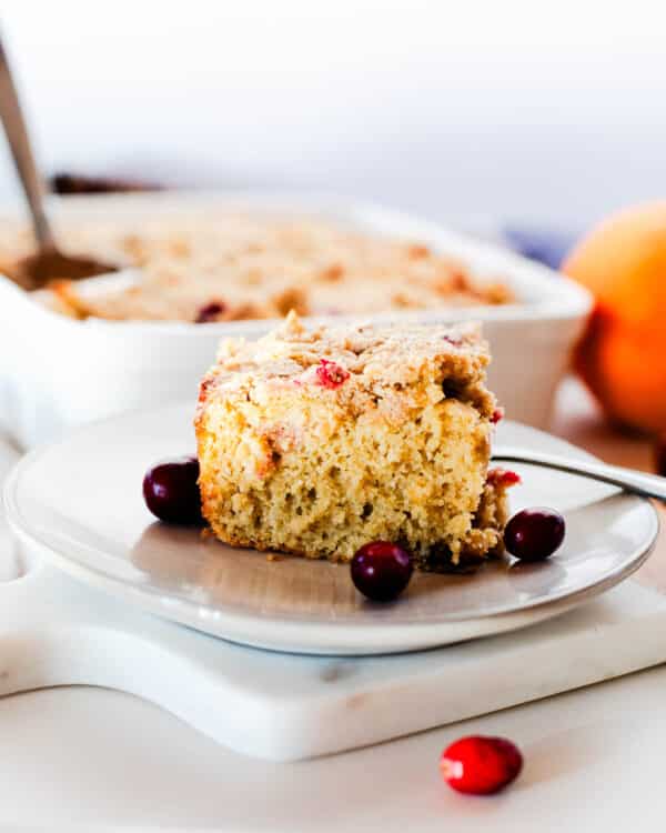Gluten Free Cranberry Orange Coffee Cake with Dates – Fit Mama Real Food