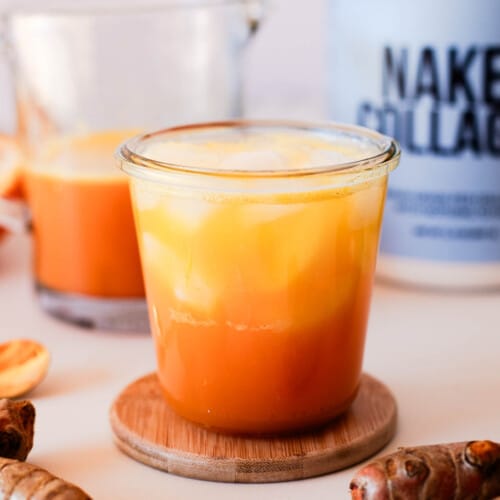 Tumeric Tunic Collagen Turmeric Tonic Recipe with Ginger and Lemon – Fit Mama Real Food
