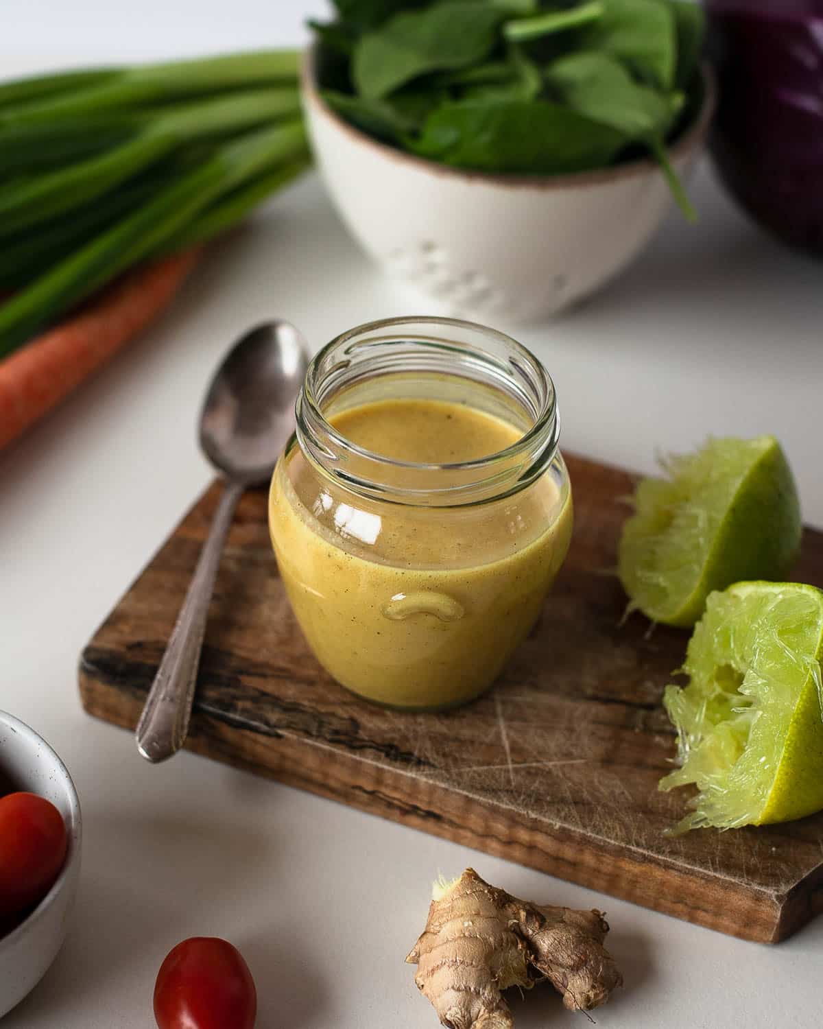 ginger turmeric dressing with honey