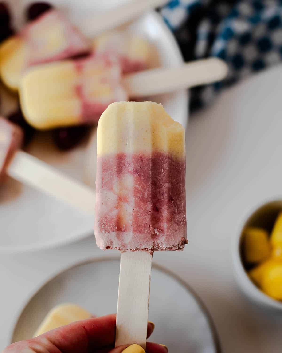 mango cherry swirl popsicles recipe