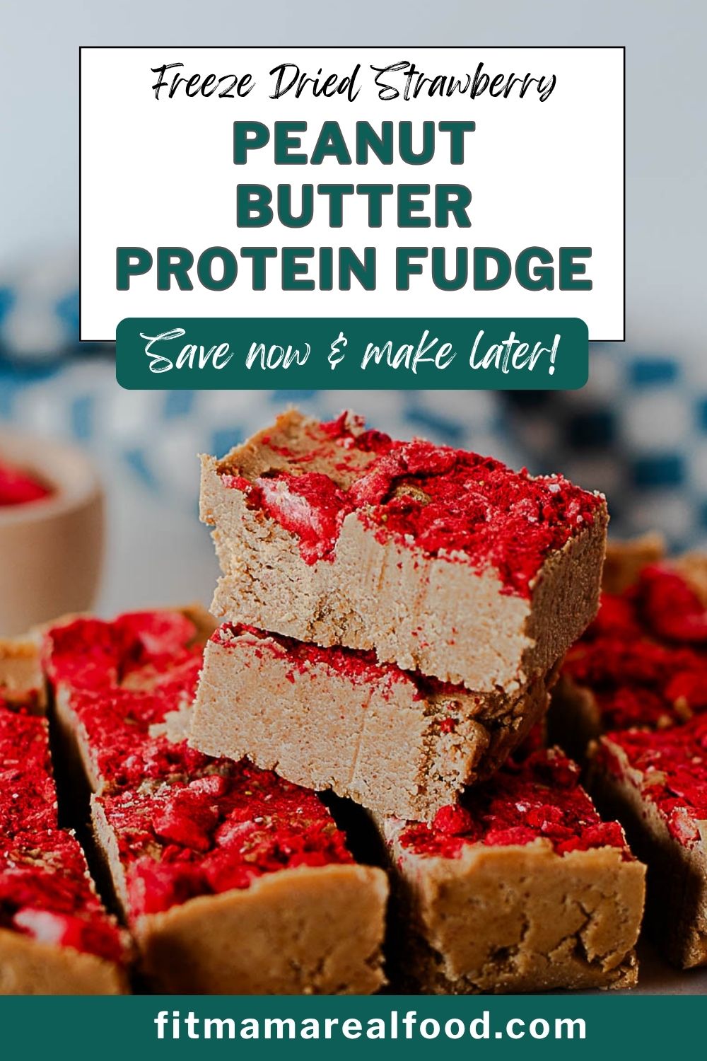 PB&J Protein Fudge
