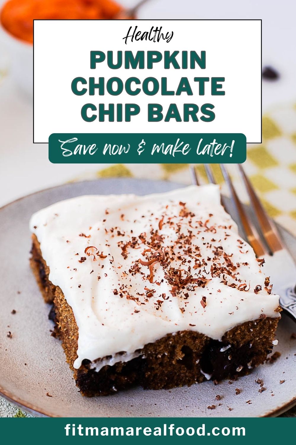 Pumpkin Chocolate Chip Bars