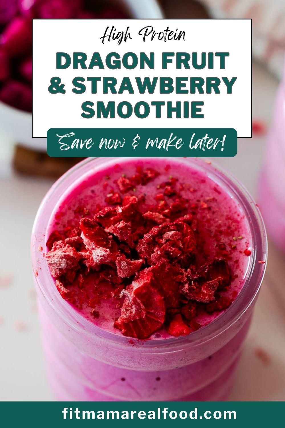 pink pitaya smoothie