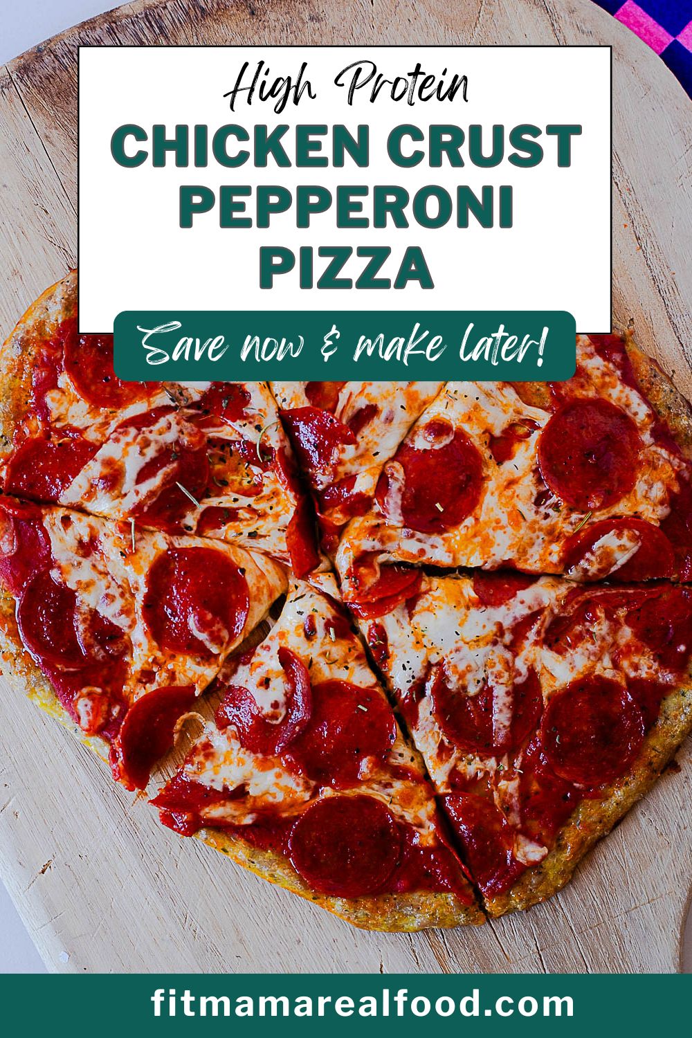 Chicken Crust Pepperoni Pizza