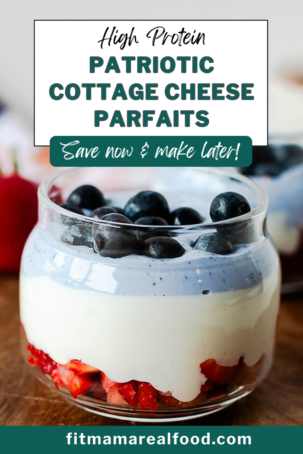 Patriotic Cottage Cheese Parfaits