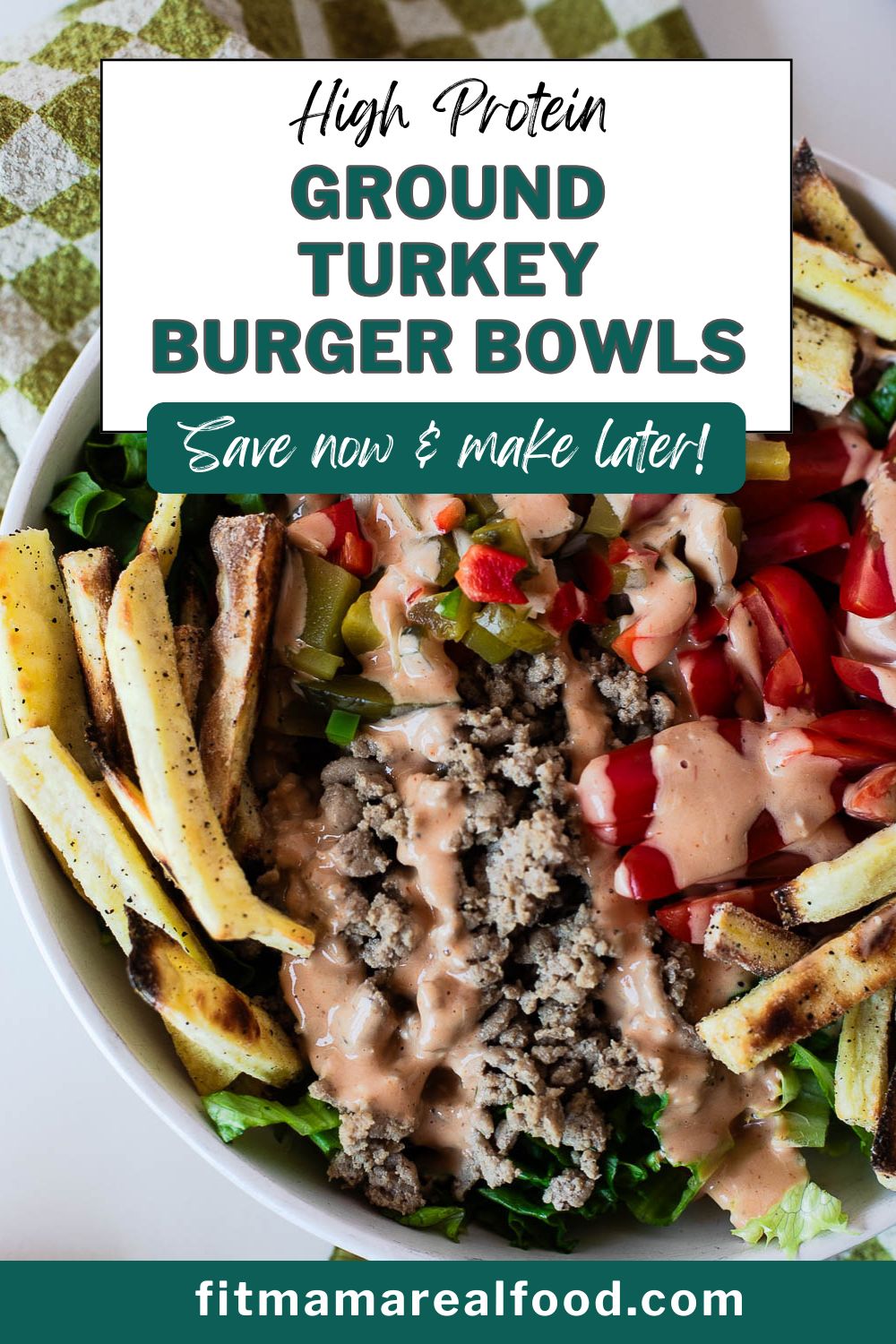 turkey burger bowl