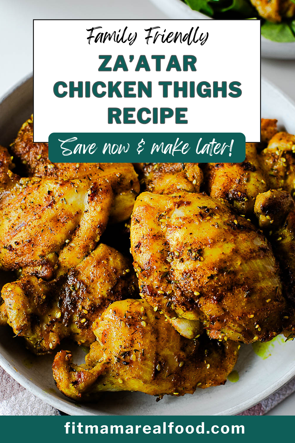 Easy Za’atar Chicken Thighs Recipe
