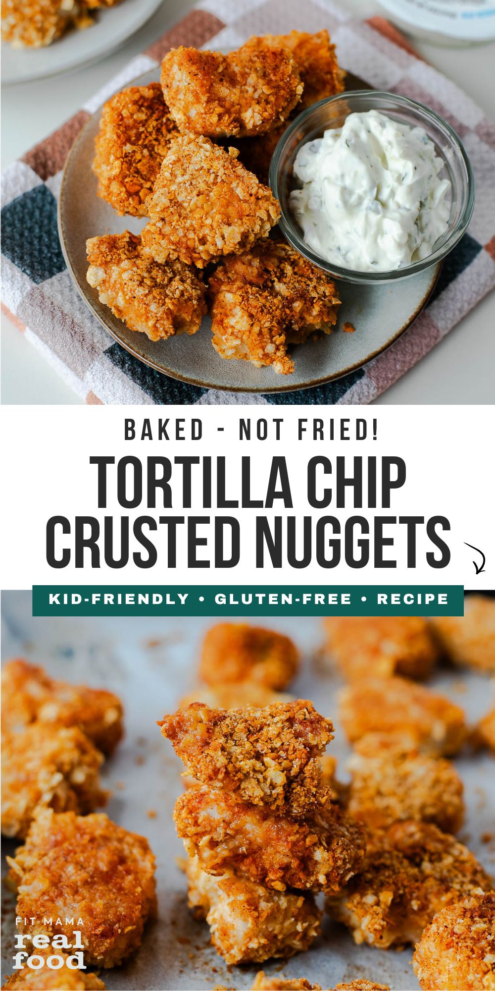 Tortilla Chip Crusted Chicken Nuggets