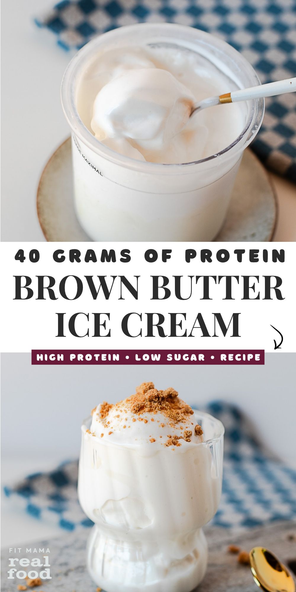 Browned Butter Protein Ice Cream